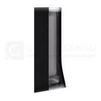 Satino Falthandtuch-Spender Hyginity, Interfold, klein, schwarz, 301x349x128 mm (BxHxT)